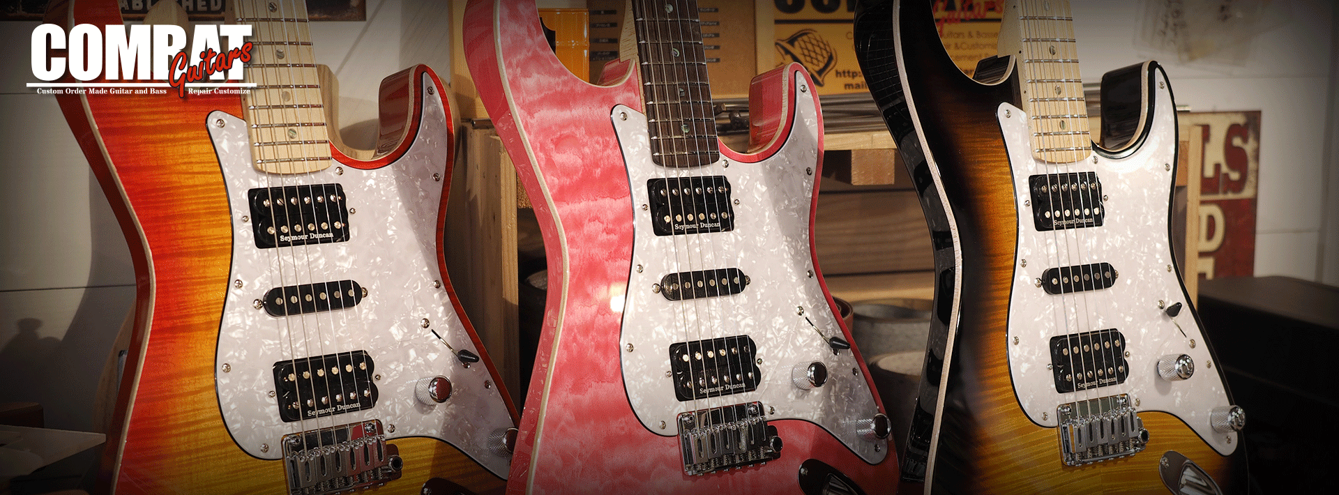 オーダーメイドギター・ベースとギター修理のCOMBAT GUITARS OFFICIAL SITE